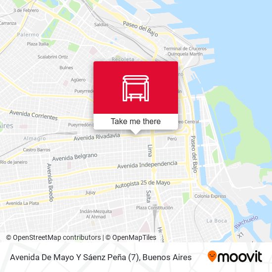 Mapa de Avenida De Mayo Y Sáenz Peña (7)