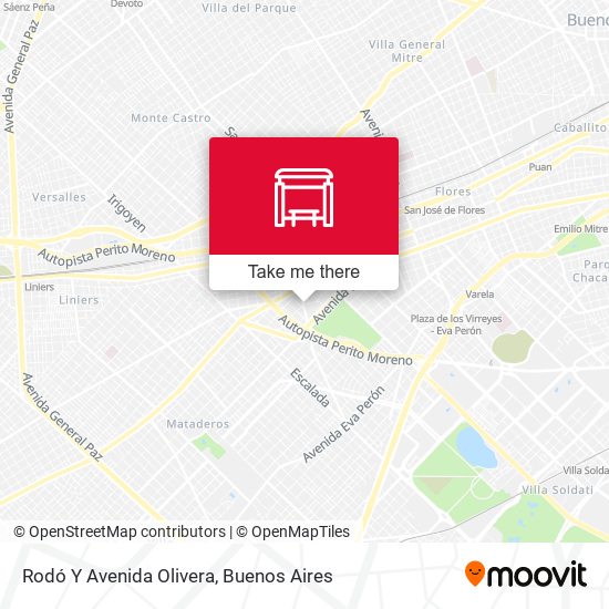 Rodó Y Avenida Olivera map