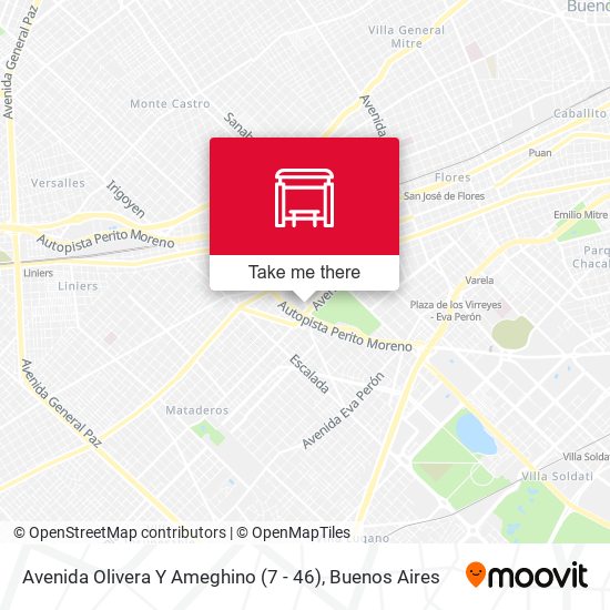Avenida Olivera Y Ameghino (7 - 46) map