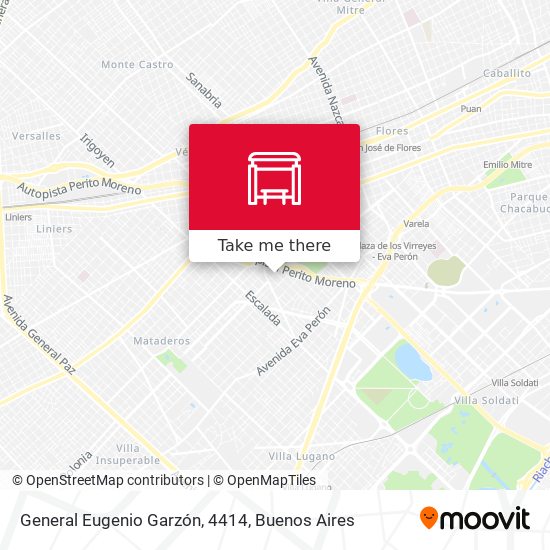 General Eugenio Garzón, 4414 map