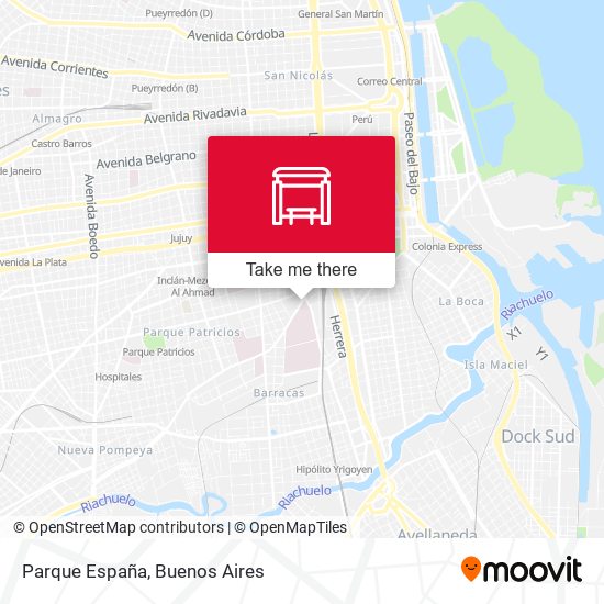 Parque España map