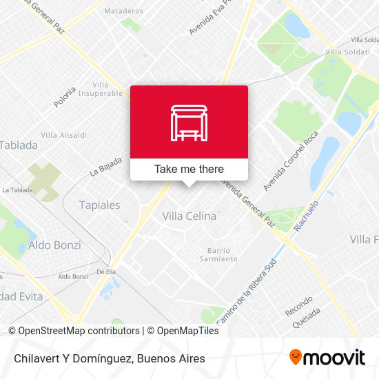 Chilavert Y Domínguez map