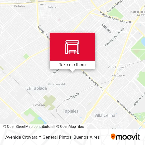 Avenida Crovara Y General Pintos map