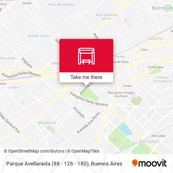 Mapa de Parque Avellaneda (88 - 126 - 180)