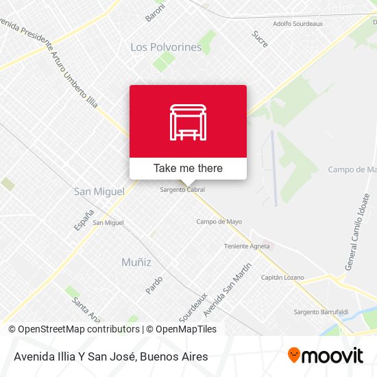 Avenida Illia Y San José map