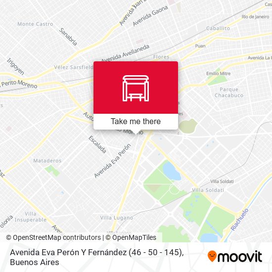 Avenida Eva Perón Y Fernández (46 - 50 - 145) map