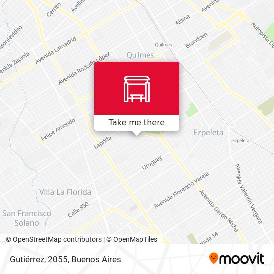 Mapa de Gutiérrez, 2055