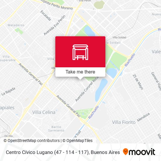 Centro Cívico Lugano (47 - 114 - 117) map