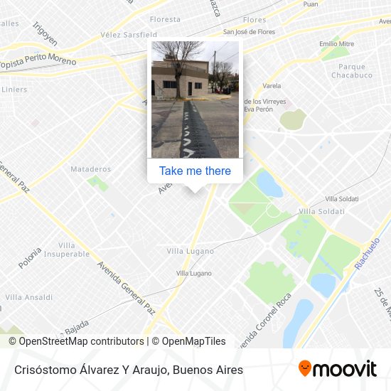 Mapa de Crisóstomo Álvarez Y Araujo
