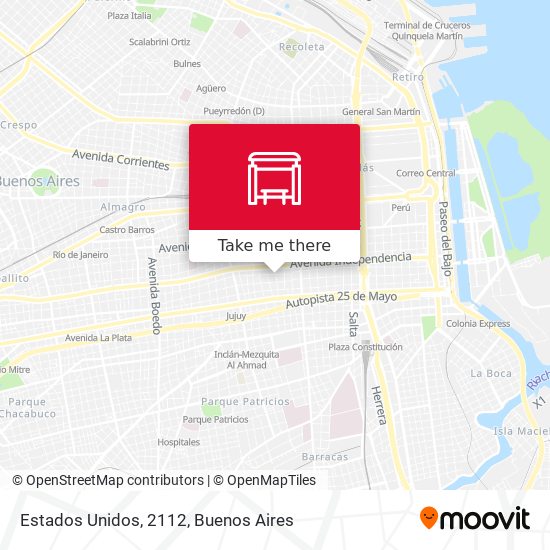 Estados Unidos, 2112 map