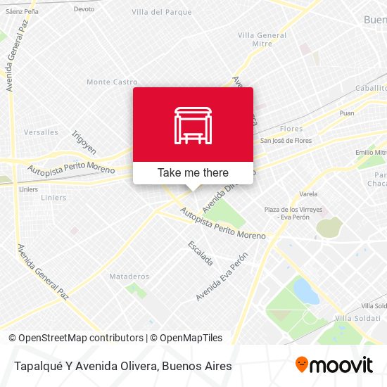 Tapalqué Y Avenida Olivera map