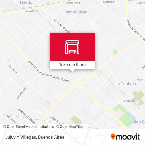 Mapa de Jujuy Y Villegas