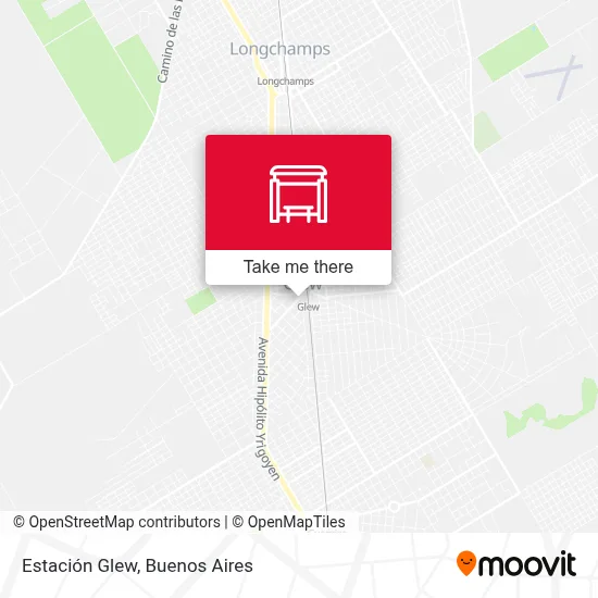 Estación Glew map
