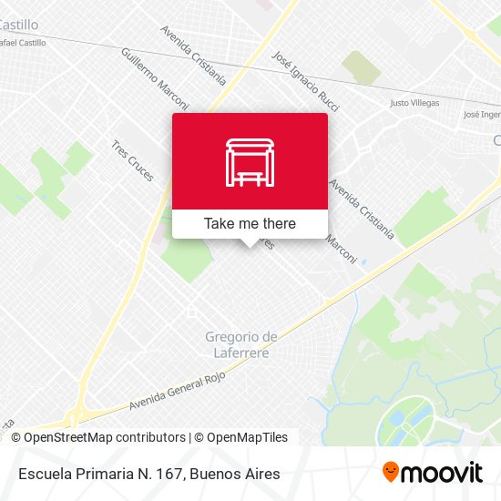 Escuela Primaria N. 167 map