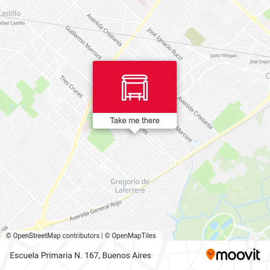 Escuela Primaria N. 167 map