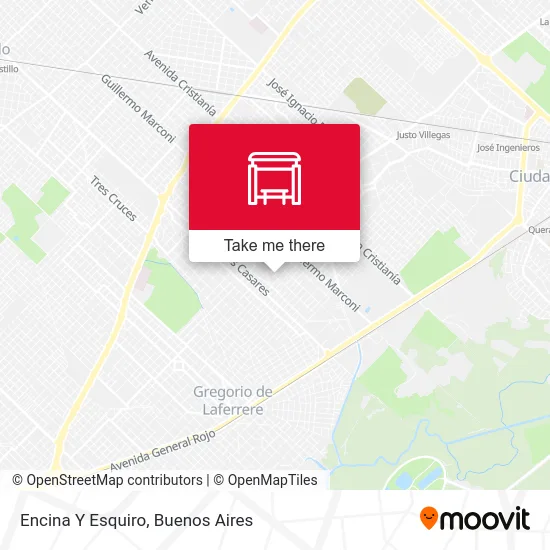 Encina Y Esquiro map