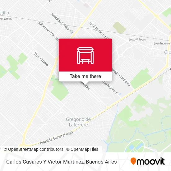 Carlos Casares Y Víctor Martínez map