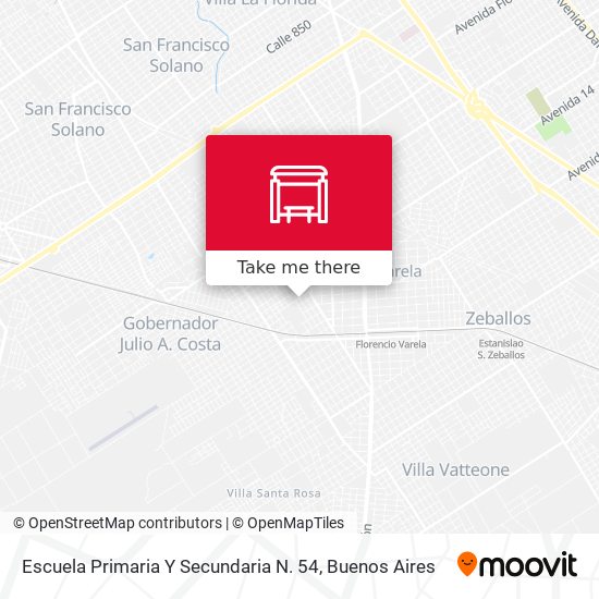 Escuela Primaria Y Secundaria N. 54 map