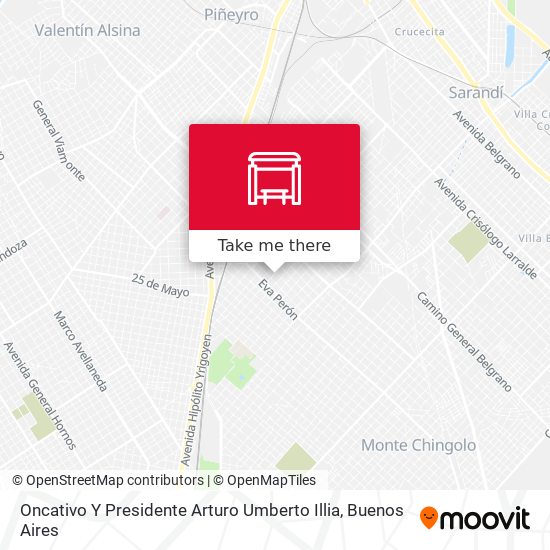 Mapa de Oncativo Y Presidente Arturo Umberto Illia