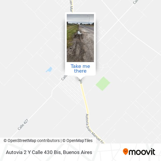 Autovia 2 Y Calle 430 Bis map