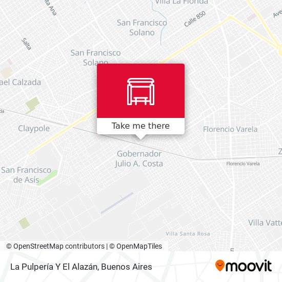 La Pulpería Y El Alazán map
