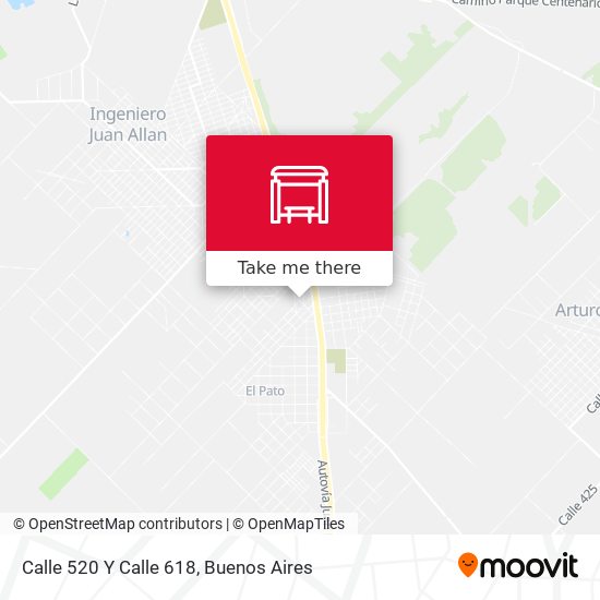Calle 520 Y Calle 618 map