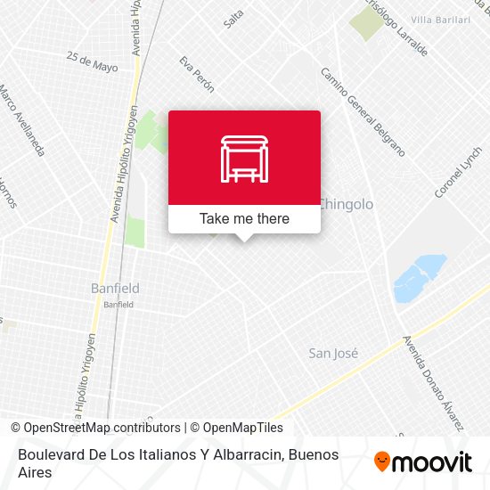 Mapa de Boulevard De Los Italianos Y Albarracin