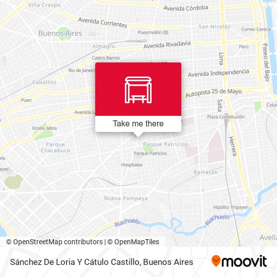 Mapa de Sánchez De Loria Y Cátulo Castillo