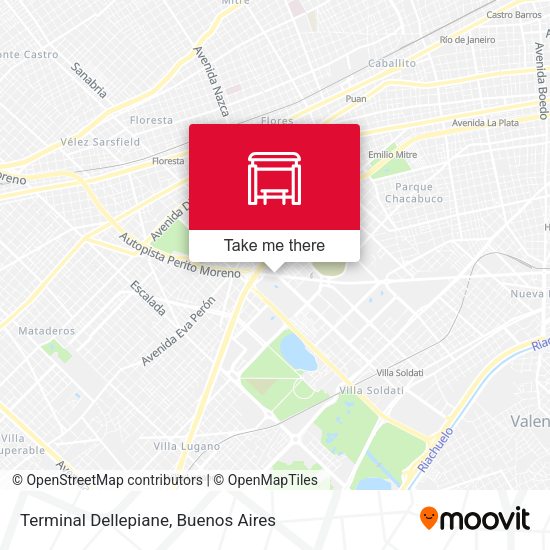 Mapa de Terminal Dellepiane