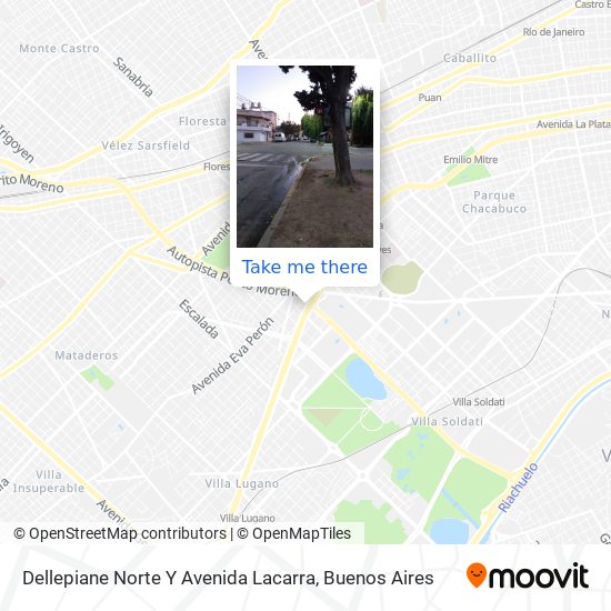 Dellepiane Norte Y Avenida Lacarra map