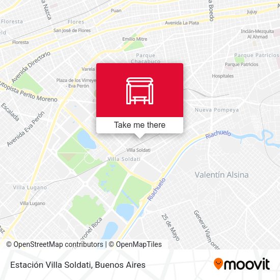Estación Villa Soldati map