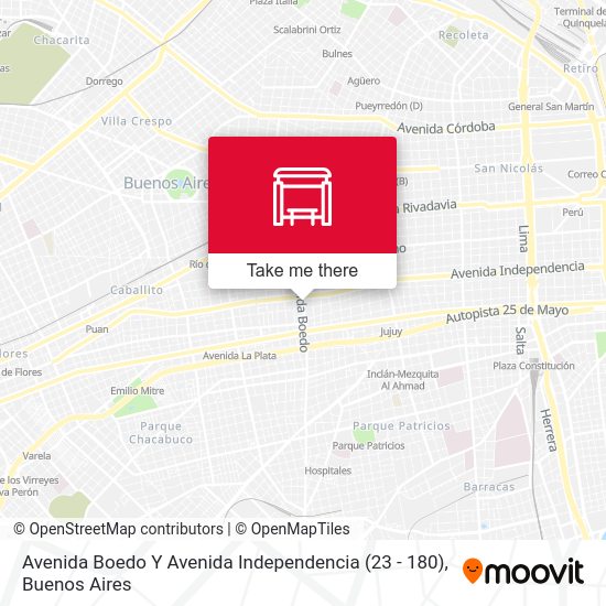 Avenida Boedo Y Avenida Independencia (23 - 180) map