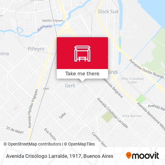 Avenida Crisólogo Larralde, 1917 map