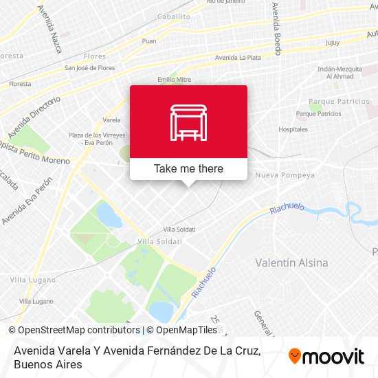 Avenida Varela Y Avenida Fernández De La Cruz map