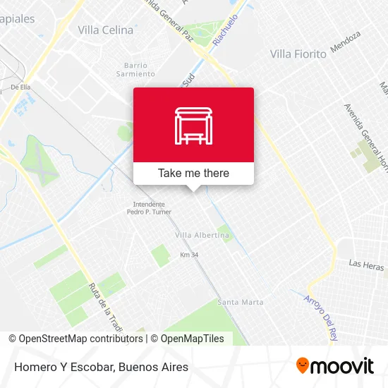 Homero Y Escobar map