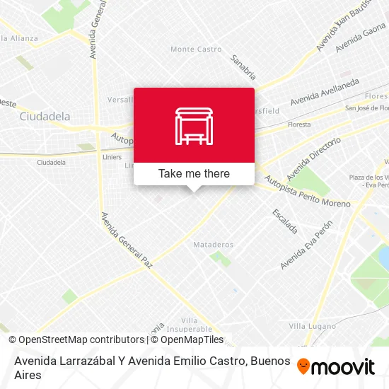 Mapa de Avenida Larrazábal Y Avenida Emilio Castro