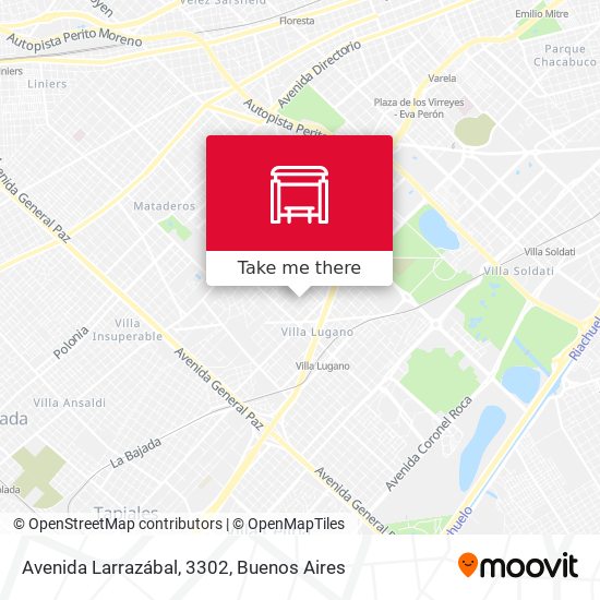 Mapa de Avenida Larrazábal, 3302