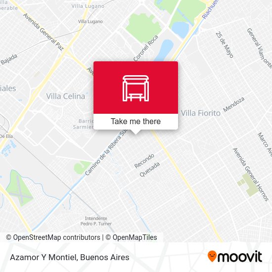 Mapa de Azamor Y Montiel
