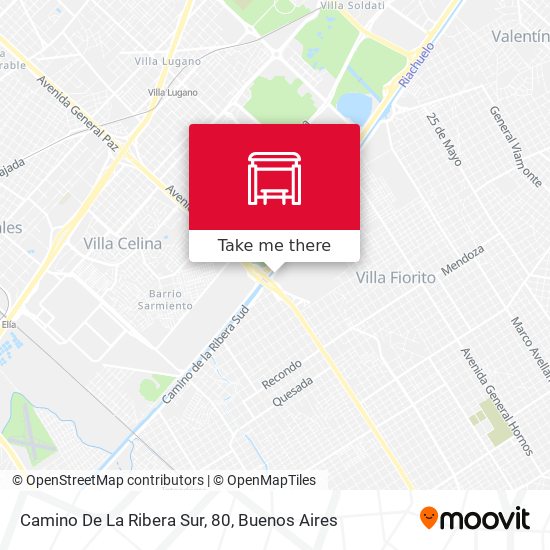 Mapa de Camino De La Ribera Sur, 80