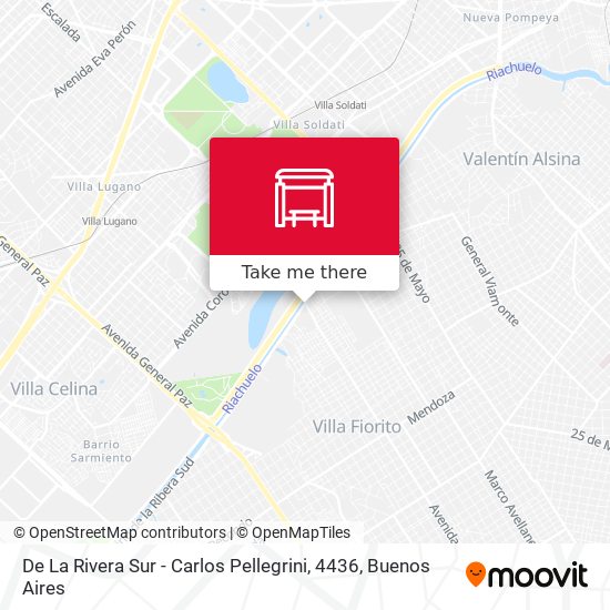 De La Rivera Sur - Carlos Pellegrini, 4436 map