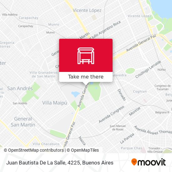Juan Bautista De La Salle, 4225 map