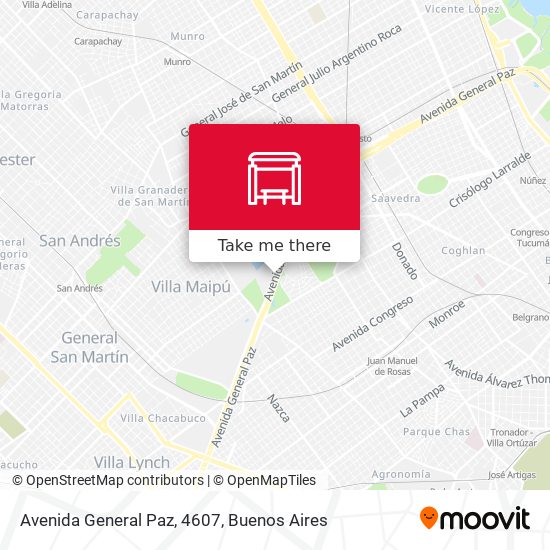 Avenida General Paz, 4607 map