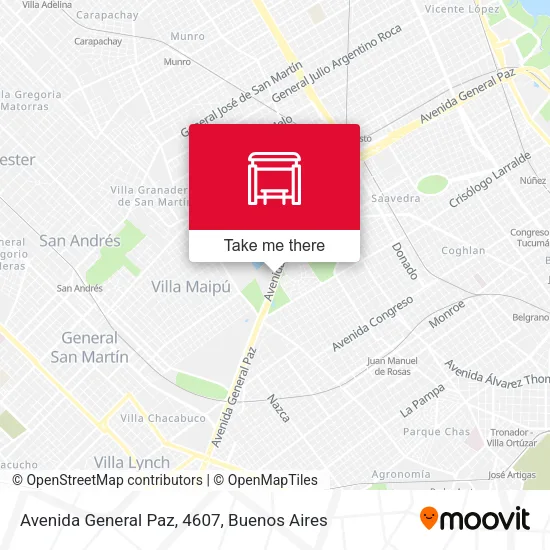 Avenida General Paz, 4607 map