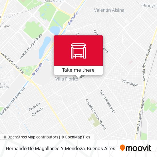 Mapa de Hernando De Magallanes Y Mendoza