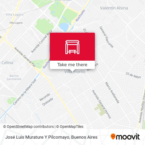 José Luis Murature Y Pilcomayo map