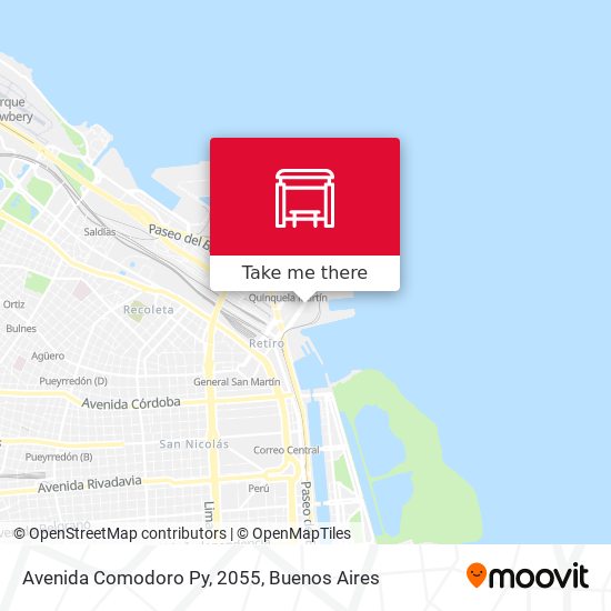 Mapa de Avenida Comodoro Py, 2055