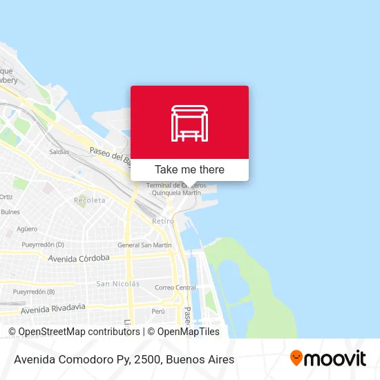 Avenida Comodoro Py, 2500 map