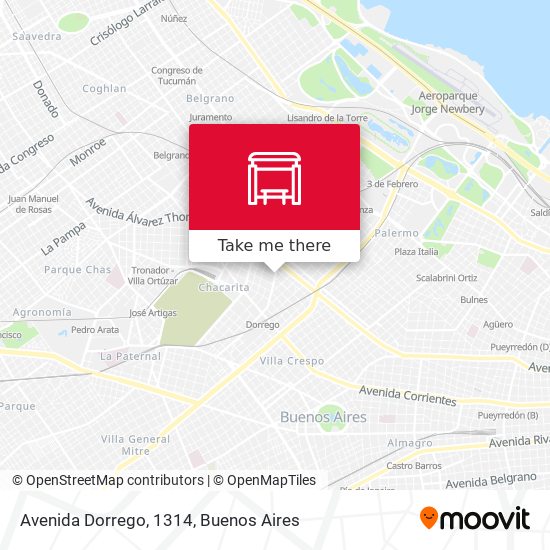 Mapa de Avenida Dorrego, 1314