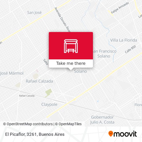 Mapa de El Picaflor, 3261