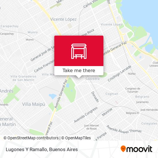 Mapa de Lugones Y Ramallo